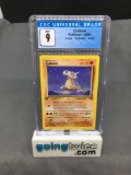 CGC Graded 1999 Pokemon Jungle 1st Edition #50 CUBONE Trading Card - MINT 9