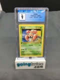 CGC Graded 1999 Pokemon Jungle 1st Edition #59 PARAS Trading Card - MINT 9