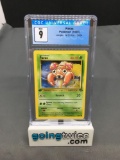 CGC Graded 1999 Pokemon Jungle 1st Edition #59 PARAS Trading Card - MINT 9