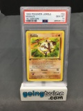 PSA Graded 1999 Pokemon Jungle 1st Edition #55 MANKEY Trading Card - GEM MINT 10