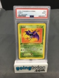 PSA Graded 1999 Pokemon Fossil 1st Edition #57 ZUBAT Trading Card - MINT 9