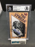 BGS Slabbed 2019 Historic Autographs The Streak BOB FELLER Authentic Auto - NICE