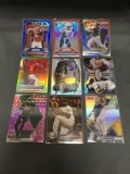 9 Card Lot of REFRACTORS and PRIZMS with Stars and Rookies from Collection