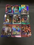 9 Card Lot of REFRACTORS and PRIZMS with Stars and Rookies from Collection