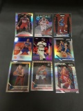 9 Card Lot of REFRACTORS and PRIZMS with Stars and Rookies from Collection