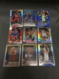 9 Card Lot of REFRACTORS and PRIZMS with Stars and Rookies from Collection