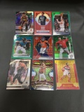 9 Card Lot of REFRACTORS and PRIZMS with Stars and Rookies from Collection