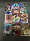 9 Card Lot of REFRACTORS and PRIZMS with Stars and Rookies from Collection