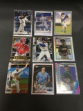 9 Card Lot of BASEBALL ROOKIE Cards from Huge Collection - Mostly Newer Sets!
