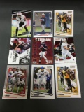 9 Card Lot of FOOTBALL ROOKIE Cards from Huge Collection - Mostly Newer Sets!