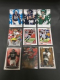 9 Card Lot of FOOTBALL ROOKIE Cards from Huge Collection - Mostly Newer Sets!