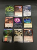 9 Card Lot of Magic the Gathering Gold Symbol RARES, Foils, and Mythics from HUGE Collection