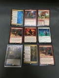 9 Card Lot of Magic the Gathering Gold Symbol RARES, Foils, and Mythics from HUGE Collection