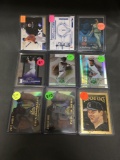 9 Card Lot of BASEBALL SERIAL NUMBERED Cards with Stars, Rookies & Low Serial Numbered! WOW!