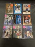 9 Card Lot of BASEBALL SERIAL NUMBERED Cards with Stars, Rookies & Low Serial Numbered! WOW!