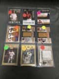 9 Card Lot of BASEBALL SERIAL NUMBERED Cards with Stars, Rookies & Low Serial Numbered! WOW!