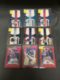 9 Card Lot of BASEBALL SERIAL NUMBERED Cards with Stars, Rookies & Low Serial Numbered! WOW!