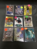 9 Card Lot of BASEBALL SERIAL NUMBERED Cards with Stars, Rookies & Low Serial Numbered! WOW!