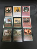 9 Card Lot of Vintage Magic the Gathering Trading Cards from Estate