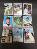 9 Card Lot of 1970 Topps Vintage Baseball Cards from Estate