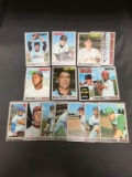 15 Card Lot of 1970 Topps Vintage Baseball Cards from Estate