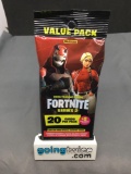 Factory Sealed 2020 FORTNITE Series 2 20 Card JUMBO Pack +2 RARE Bonus Cards