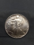1992 United States 1 Ounce .999 Fine Silver American Eagle Silver Bullion Round Coin from Estate