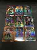 9 Count Lot of Rookies & Stars REFRACTORS from HUGE Collection