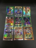 9 Count Lot of Rookies & Stars REFRACTORS from HUGE Collection