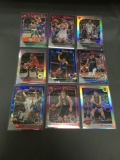 9 Count Lot of Rookies & Stars REFRACTORS from HUGE Collection