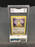 GMA Graded 1999 Pokemon Jungle #56 MEOWTH Vintage Trading Card - NM-MT 8