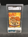 GMA Graded 1999 Pokemon Topps TV Animation #37 VULPIX Trading Card - NM-MT 8