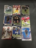 9 Card Lot of FOOTBALL ROOKIE CARDS - Mostly from Newer Sets with Stars and Future Stars!