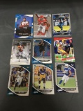 9 Card Lot of FOOTBALL ROOKIE CARDS - Mostly from Newer Sets with Stars and Future Stars!