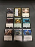 9 Card Lot of Magic the Gathering Gold Symbol RARES, Foils, and Mythics from HUGE Collection