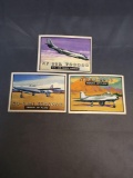 3 Card Lot of 1952 Topps Wings Vintage Trading Cards from Estate