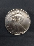 1992 United States 1 Ounce .999 Fine Silver American Eagle Silver Bullion Round Coin from Estate