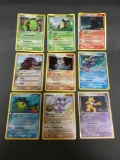 9 Card Lot of Pokemon EX SERIES Holofoil Rare Trading Cards from Binder Set