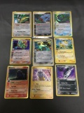 9 Card Lot of Pokemon EX SERIES Holofoil Rare Trading Cards from Binder Set