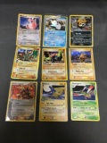 9 Card Lot of Pokemon EX SERIES Holofoil Rare Trading Cards from Binder Set