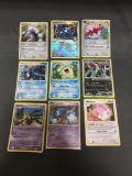 9 Card Lot of Pokemon Diamond & Pearl and HGSS Holofoil Rare Trading Cards from Binder Set