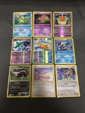 9 Card Lot of Pokemon Diamond & Pearl and HGSS Holofoil Rare Trading Cards from Binder Set