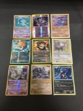 9 Card Lot of Pokemon Diamond & Pearl and HGSS Holofoil Rare Trading Cards from Binder Set