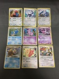 9 Card Lot of Pokemon Diamond & Pearl and HGSS Holofoil Rare Trading Cards from Binder Set