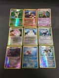 9 Card Lot of Pokemon Diamond & Pearl and HGSS Holofoil Rare Trading Cards from Binder Set