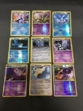 9 Card Lot of Pokemon Holofoil Rare Trading Cards - Modern Years - From Binder Set