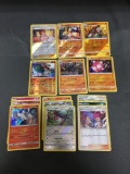 9 Card Lot of Pokemon Holofoil Rare Trading Cards - Modern Years - From Binder Set