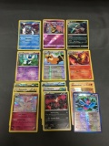 9 Card Lot of Pokemon Holofoil Rare Trading Cards - Modern Years - From Binder Set