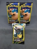 Lot of 3 Factory Sealed Pokemon TEAM UP 3 Card Booster Packs from Retail Box Break