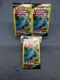 Lot of 3 Factory Sealed Pokemon TEAM UP 3 Card Booster Packs from Retail Box Break